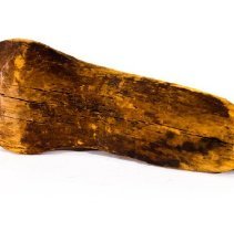 wood shoe last - bottom